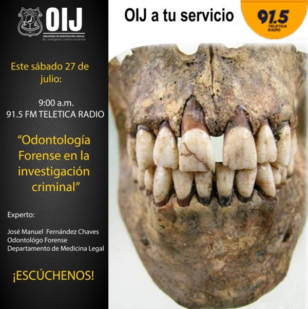 “Odontología Forense en la investigación criminal”