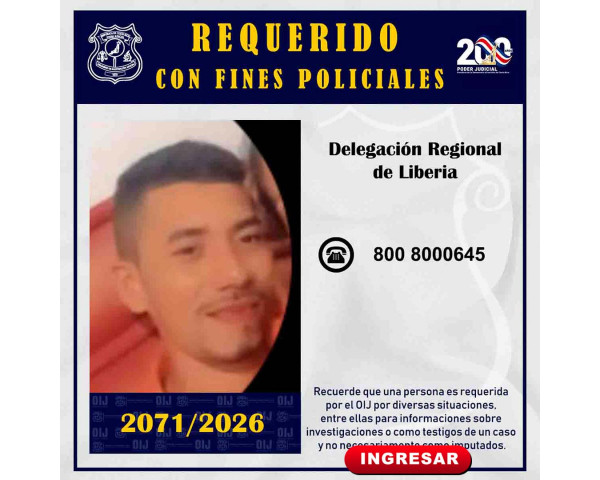 Requerido OIJ Liberia: 2071-2026