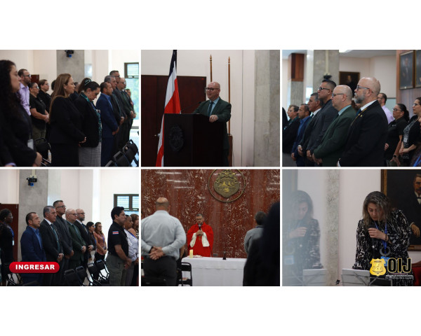 OIJ conmemora a sus fallecidos en 
