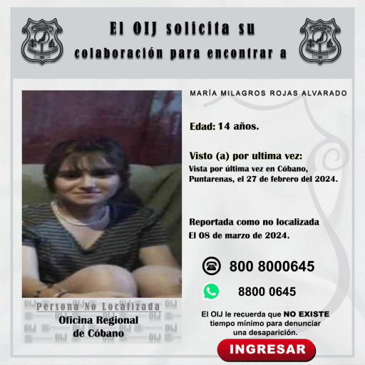 María Milagros Rojas Alvarado