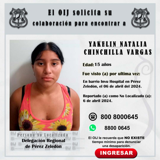 YAKELIN NATALIA CHINCHILLA VARGAS