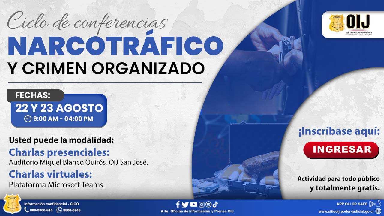 Ciclo de Conferencias: Narcotráfico y Crimen Organizado