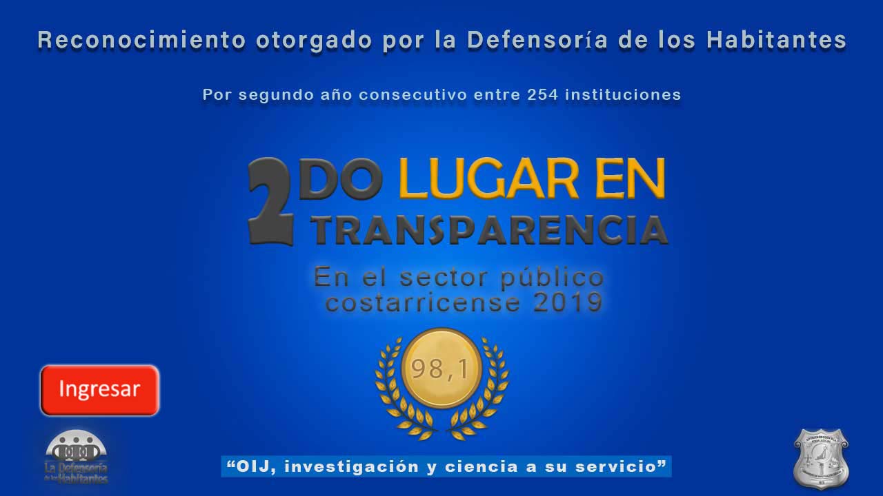 Segundo Lugar en Transparencia 2018
