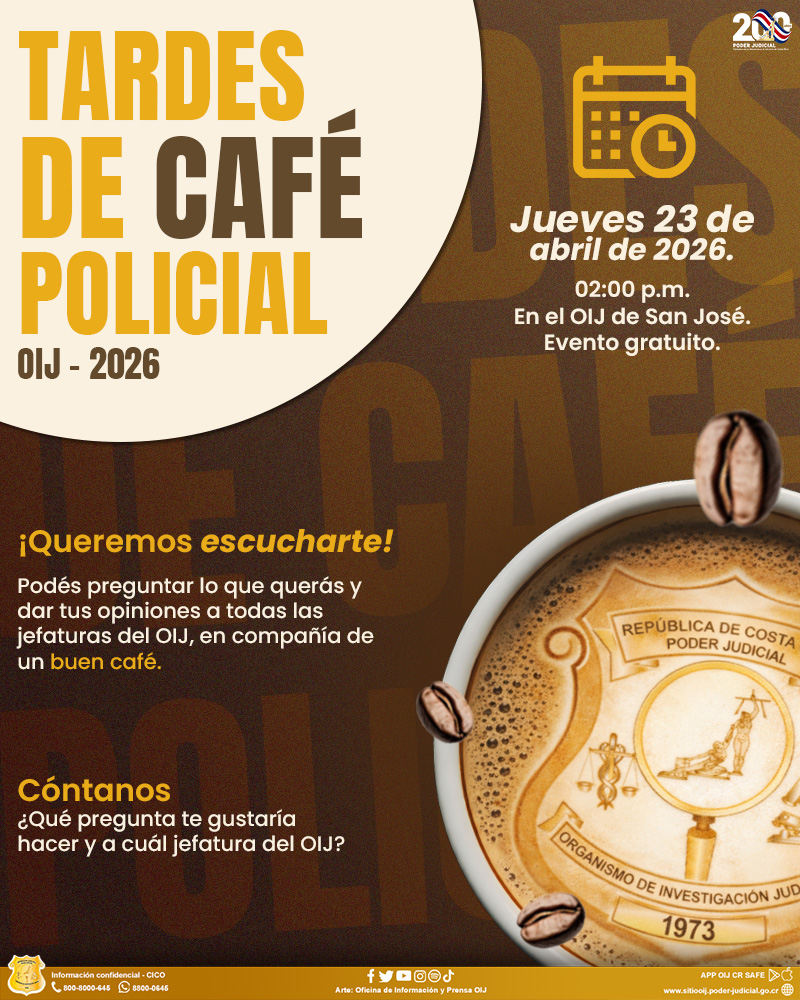 Tardes de Café Policial 2026