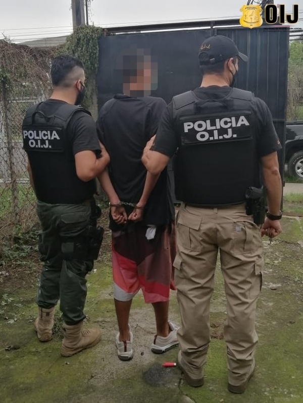 OIJ Delegación Regional de Heredia: Agentes detuvieron a un joven sospechoso de venta de droga