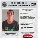 No localizado OIJ Pérez Zeledón: Jose Angel Serracin Caballero