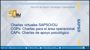 CHARLAS: SECRETARÍA GENERAL DE OIJ