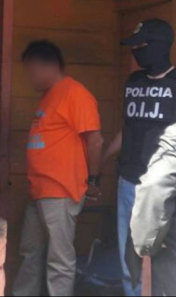 OIJ Delegación Regional de Heredia: Un hombre fue detenido como sospechoso de venta de droga.