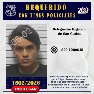 Requerido OIJ San Carlos: 1502-2026