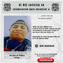 Desaparecido OIJ San José: Juan Carlos Valencia Mero