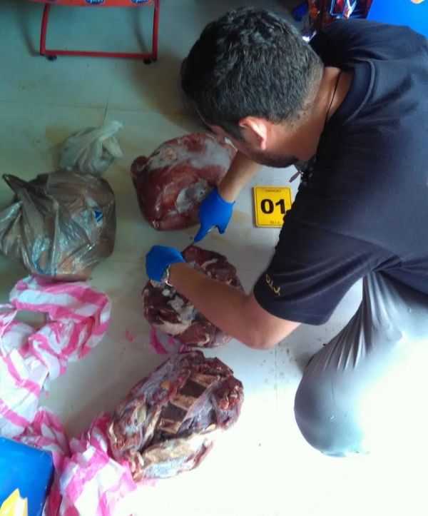 OIJ Delegación Regional de Liberia: Setenta kilos de carne fueron decomisados en mega operativo