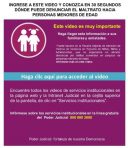 Dónde puede denunciar el maltrato hacia personas menores de edad