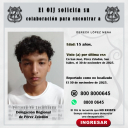 No localizado OIJ Pérez Zeledón: Dereck López Mena