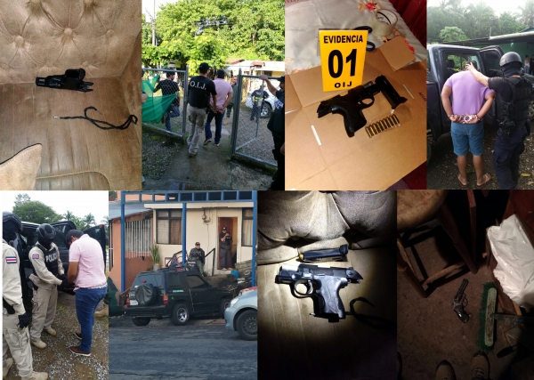 OIJ Delegación Regional de Alajuela: Seis personas fueron detenidas como sospechosas de homicidio