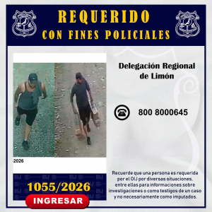Requerido OIJ Limón: 1055-2026