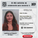 No localizada OIJ Bribí: Genesis Judith Gutiérrez Jean