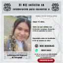 No localizada OIJ Sarapiquí: Angely Nayiri Garcia López