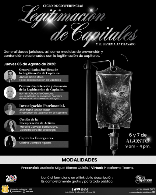 Jueves 06 de Agosto: Ciclo de Conferencias OIJ 2026