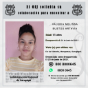 Desaparecida OIJ Sarapiquí: Valeria Melissa Bustos Artavia