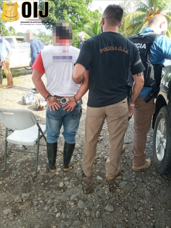 OIJ Delegación Regional de San Carlos: Un hombre fue detenido como sospechoso de venta de droga