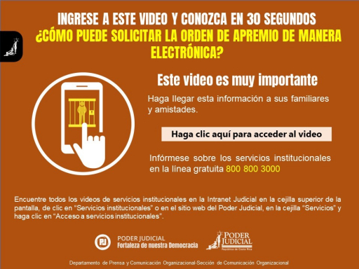 ¿CÓMO PUEDE SOLICITAR LA ORDEN DE APREMIO DE MANERA ELECTRÓNICA?