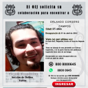 Desaparecido OIJ San José: Orlando Cordero Campos