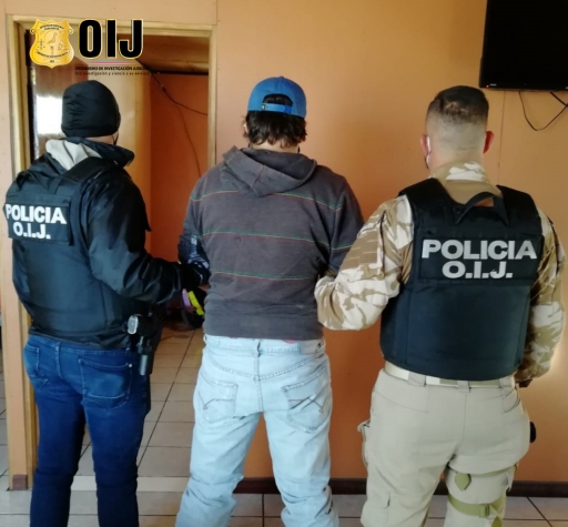 OIJ Unidad Regional de Los Santos: Sospechoso de venta de droga fue detenido esta mañana