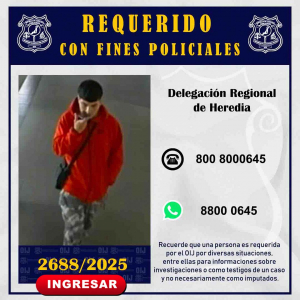 Requerido OIJ Heredia: 2688-2025