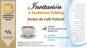 Invitación audiencia 24 de mayo 2019