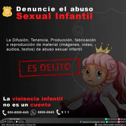 Denunciá el abuso sexual infantil