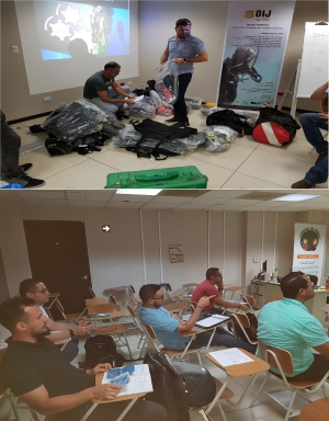 Integrantes de la Unidad de Buceo inician certificación como Advance Open Water