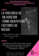 Charla virtual: La violencia de un agresor ¿Cómo identificar factores de riesgo?