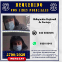 Requerido OIJ Cartago: 2700-2025