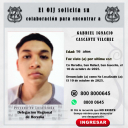 No localizado OIJ Heredia: Gabriel Ignacio Cascante Vilchez