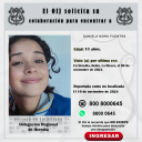 No localizada OIJ Heredia: Daniela Mora Fuentes