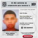 No localizado OIJ Puriscal: Dylan Josué López Mairena