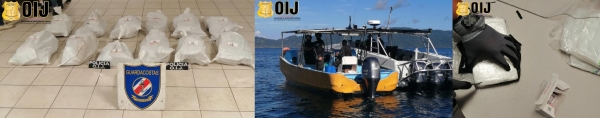 OIJ Delegación Regional de Puntarenas: Seis hombres fueron detenidos como sospechosos de Tráfico Internacional de Droga.