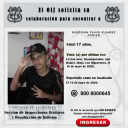 No localizado OIJ San José: Shedgian Yahve Álvarez Ponier