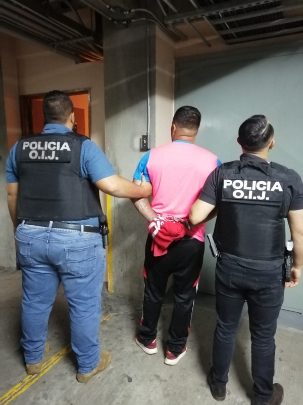 OIJ Delegación Regional de Heredia: Un hombre fue detenido como sospechoso de Asalto