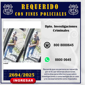 Requerido OIJ San José: 2694-2025