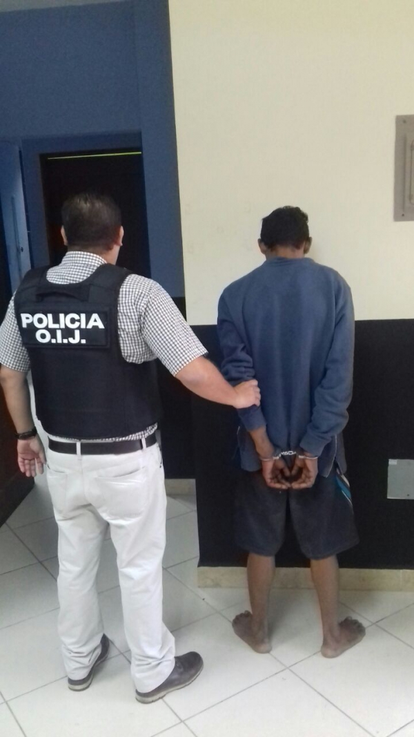 OIJ Subdelegación Regional de Garabito: Detenido sospechoso de robo a vivienda.