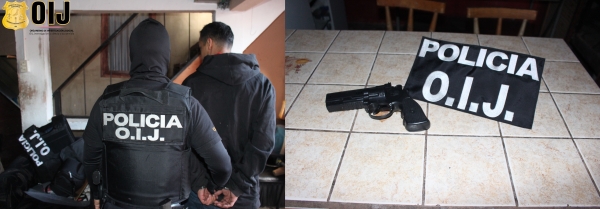 Detienen a sospechoso de robo de vehículo en Tres Ríos