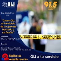 Casos OIJ: el homicidio de un gerente bancario y su familia