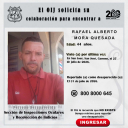Desaparecido OIJ San José: Rafael Alberto Mora Quesada