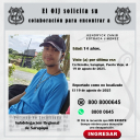 No localizado OIJ Sarapiquí: Kendrick Zamir Estrada Jiménez