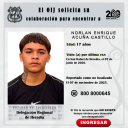 No localizado OIJ Heredia: Norlan Enrique Acuña Castillo