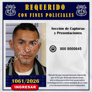 Requerido OIJ San José: 1061-2026