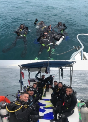 Capacitación práctica para la Unidad de Buceo Forense