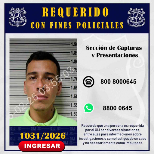 Requerido OIJ de San José: 1031-2026