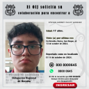 No localizado OIJ Heredia: Steven Andrey Calvo Vásquez